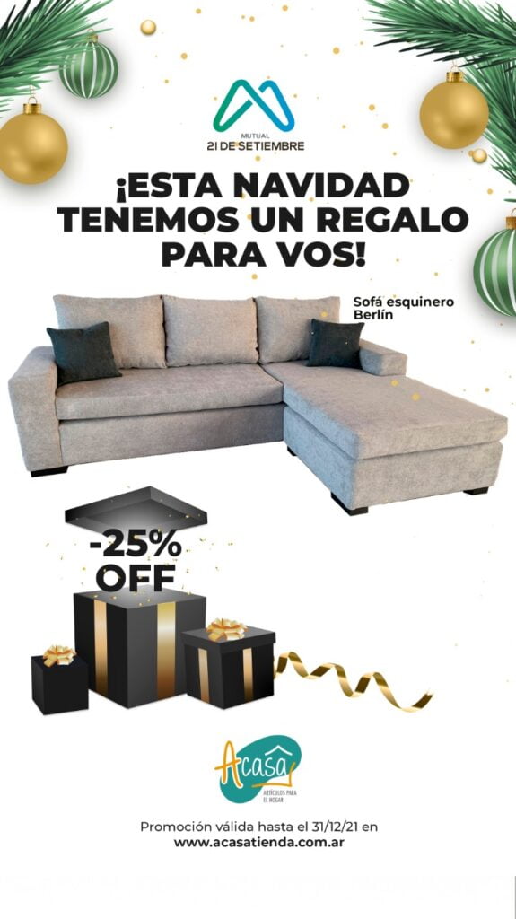 ¡Para estas fiestas encontrá el regalo ideal en Acasa de la mano de la mutual!