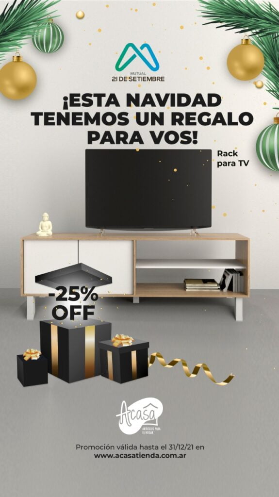 ¡Para estas fiestas encontrá el regalo ideal en Acasa de la mano de la mutual!