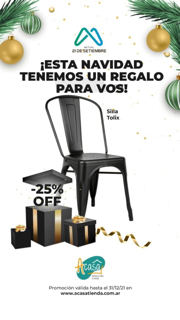 ¡Para estas fiestas encontrá el regalo ideal en Acasa de la mano de la mutual!