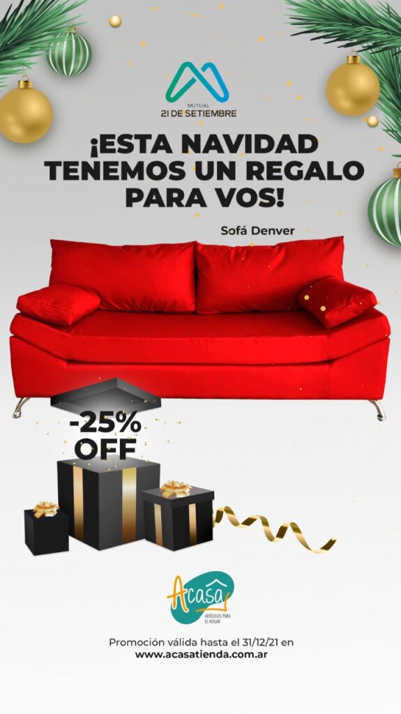 ¡Para estas fiestas encontrá el regalo ideal en Acasa de la mano de la mutual!
