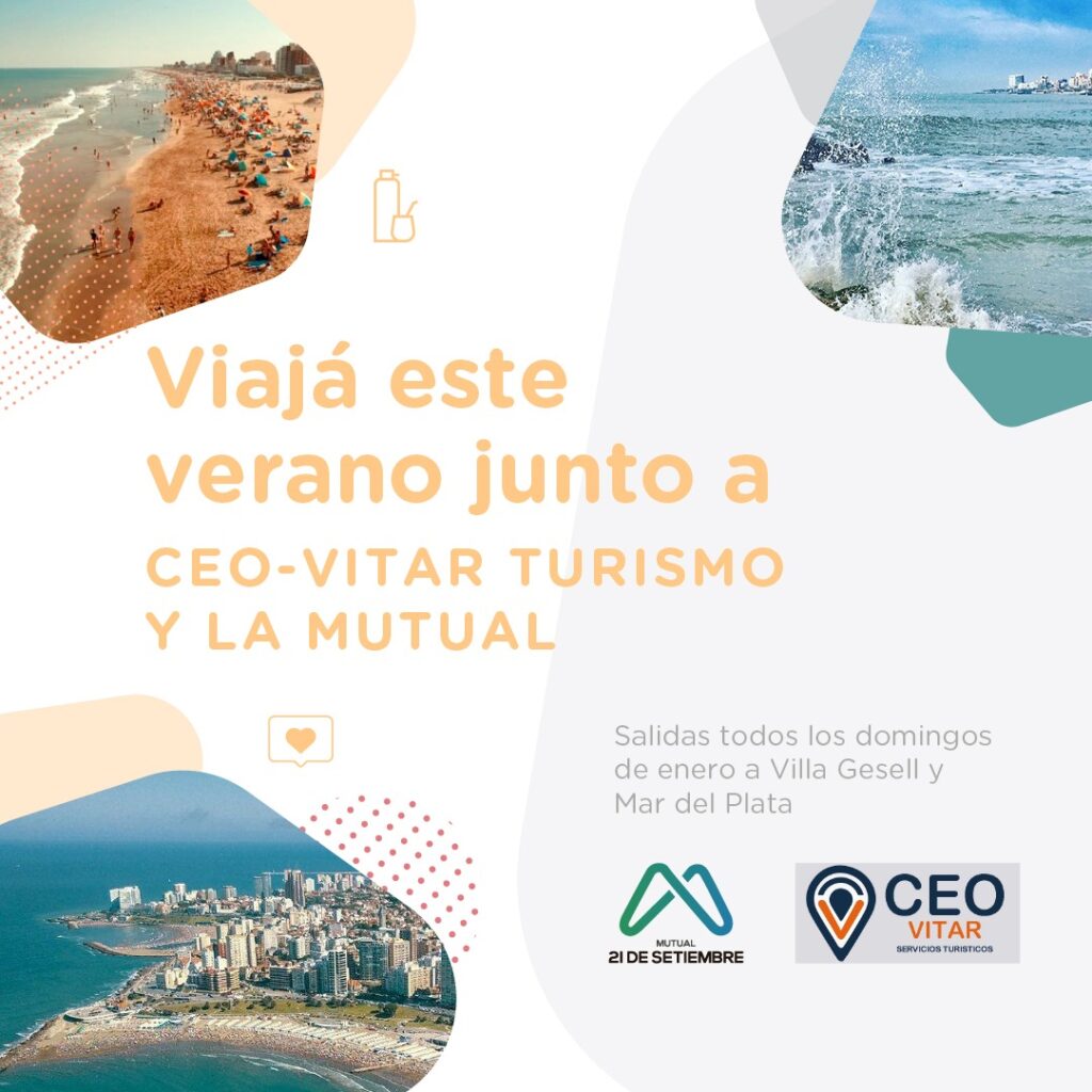 Viaja junto a CEO-VITAR Turismo y La Mutual