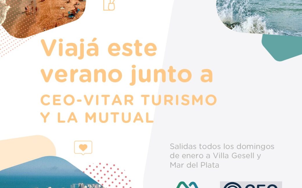 Viaja junto a CEO-VITAR Turismo y La Mutual