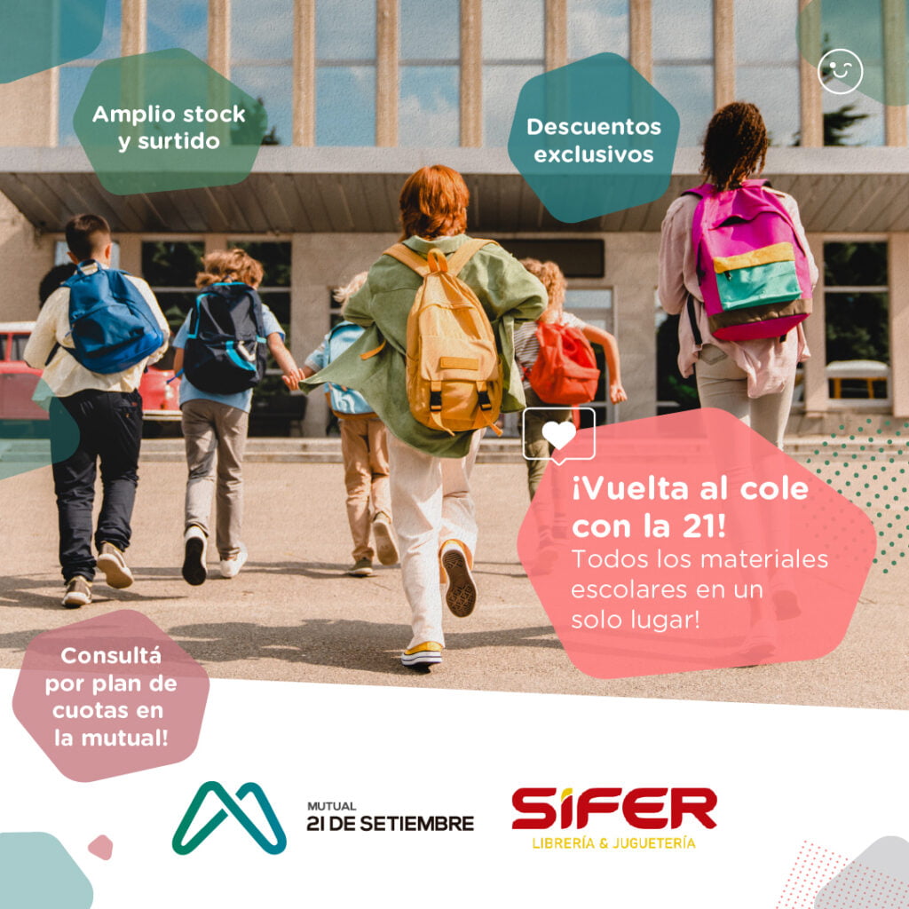 ¡Hacé todas las compras del colegio o la universidad con la 21!
